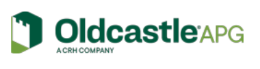 The logo for oldcastle apg a crh company