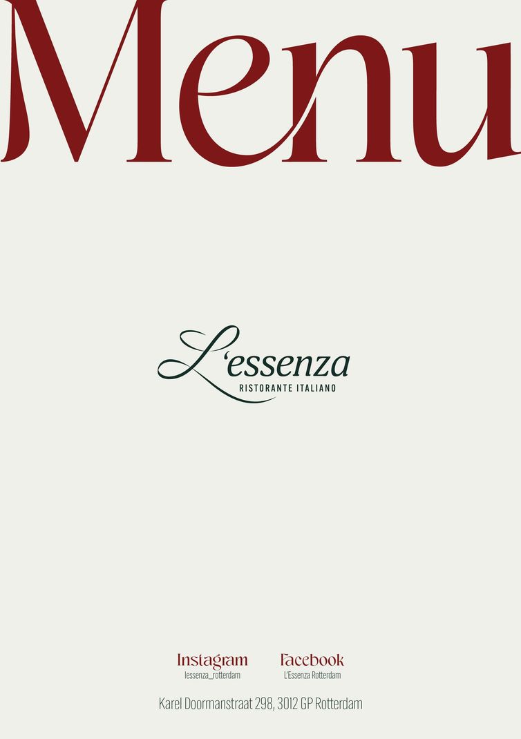 Menu cover for 