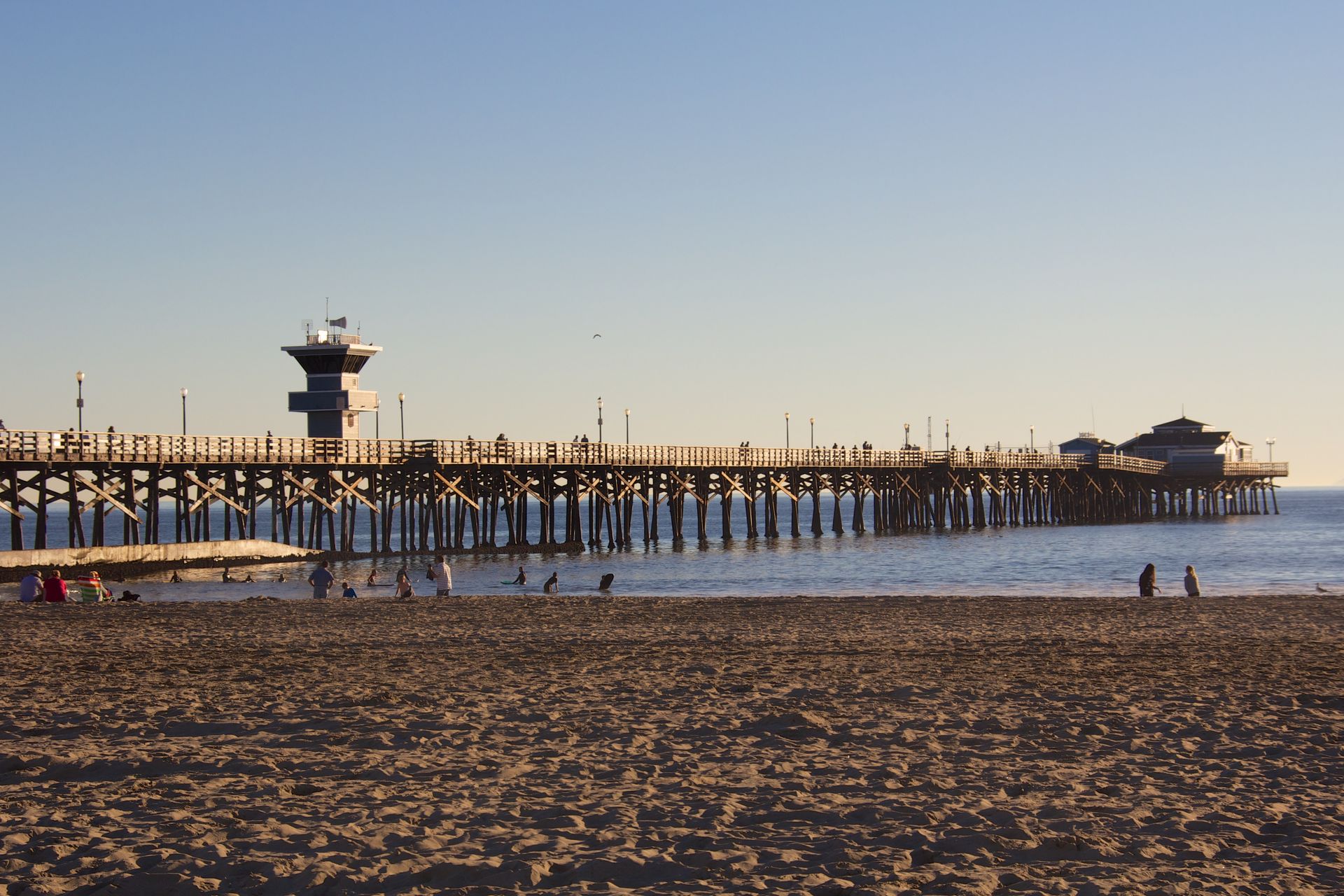 Seal Beach Pier at sunset