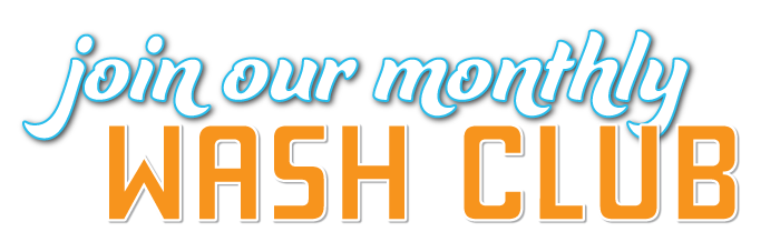 a graphic that says join our monthly wash club