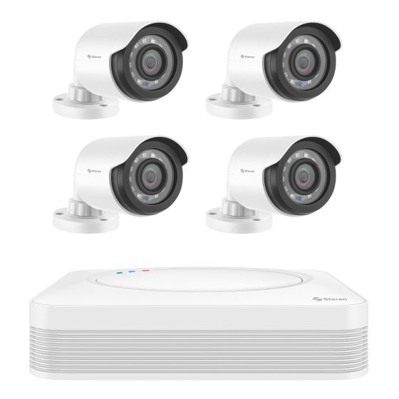 SISTEMA DE SEGURIDAD CCTV CON DVR DE 4 CANALES