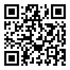 Black-and-white QR code centered on a white background