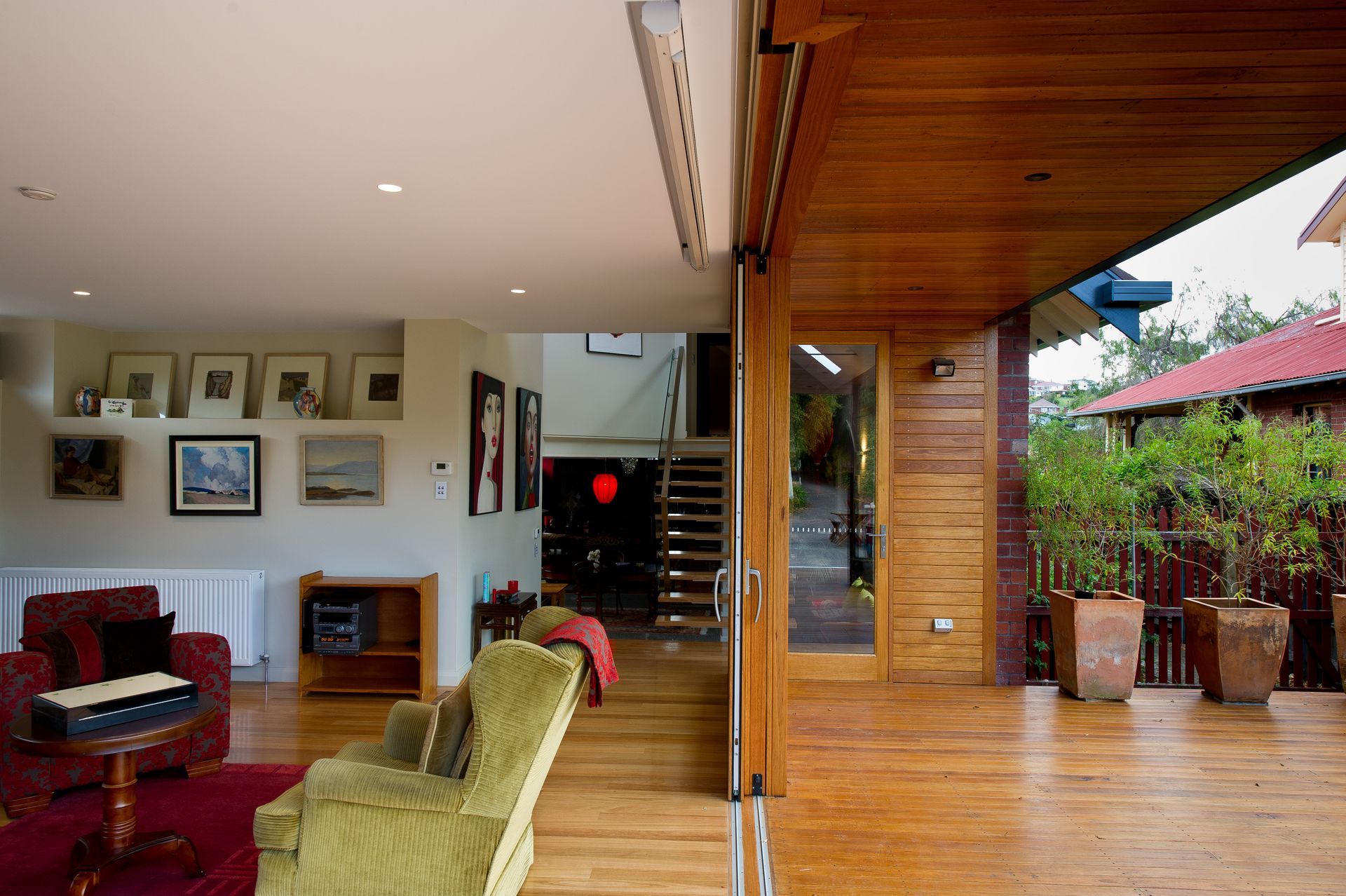 Photo showing indoor outdoor flow