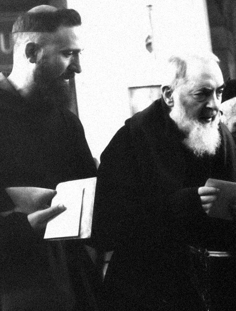 Padre Andrea D'Ascanio with Padre Pio