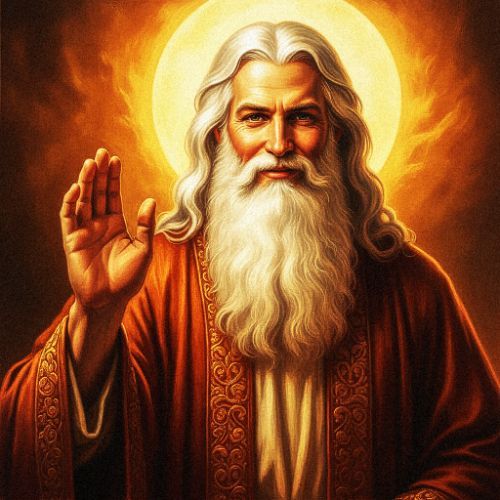 God the Father Blesses His Creation