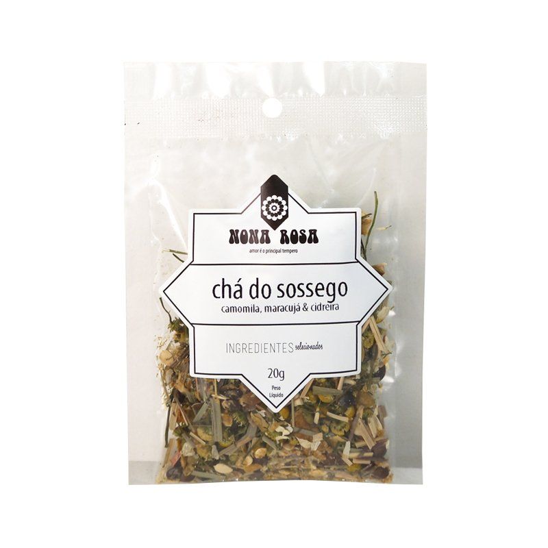 chá do sossego embalagem pequena