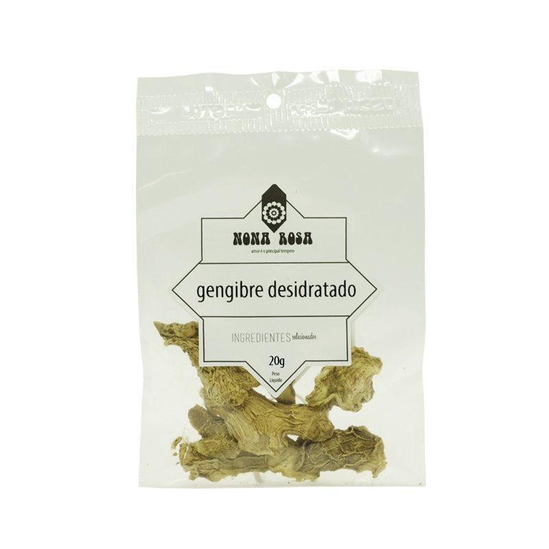 raiz de gengibre em pacote