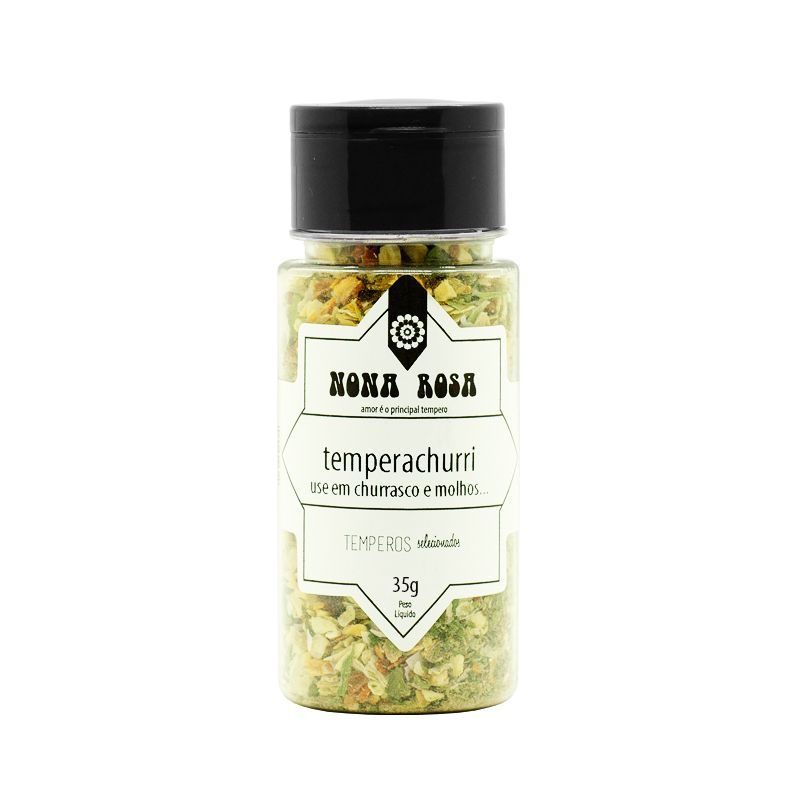 tempero chimichurri em frasco pet com tampa peneira flip top