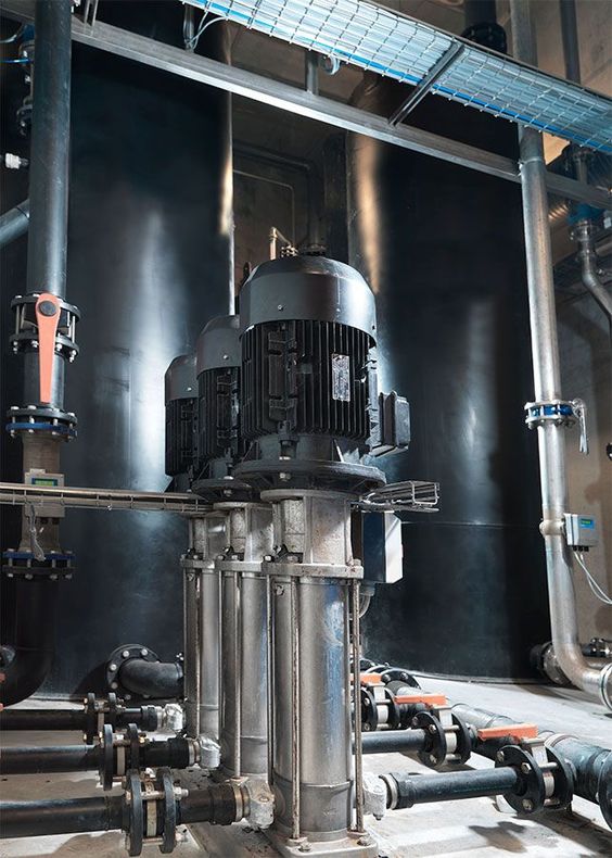 CRT booster set used for pumping aggressive chemial in the cleaning system