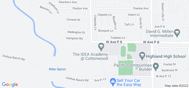 Map of business location