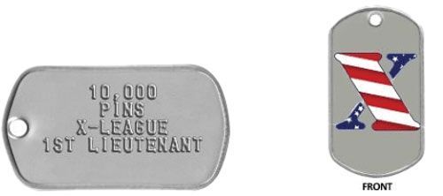 Silver military dog tag engraved Silver military dog tag engraved
