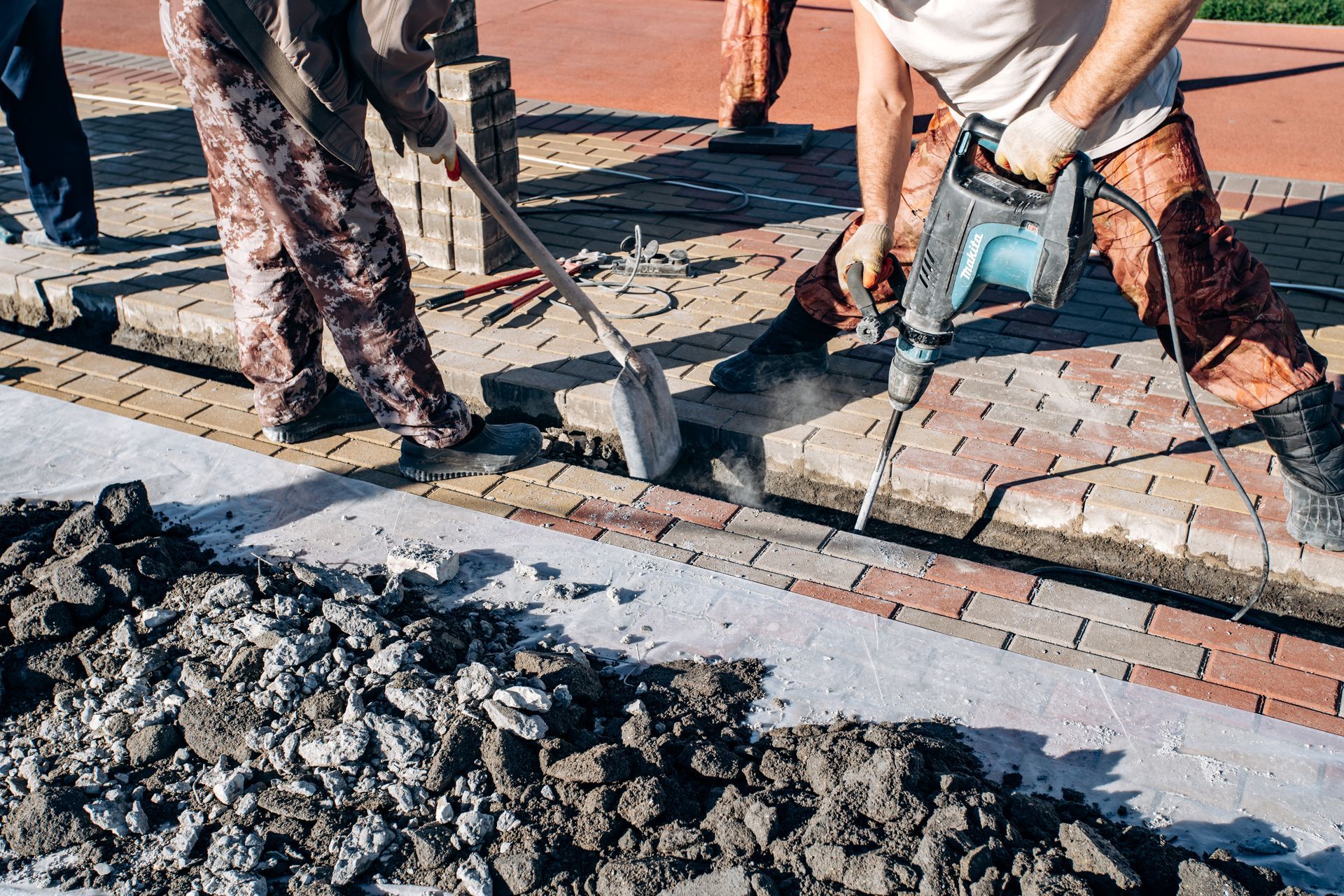 skilled trade paver