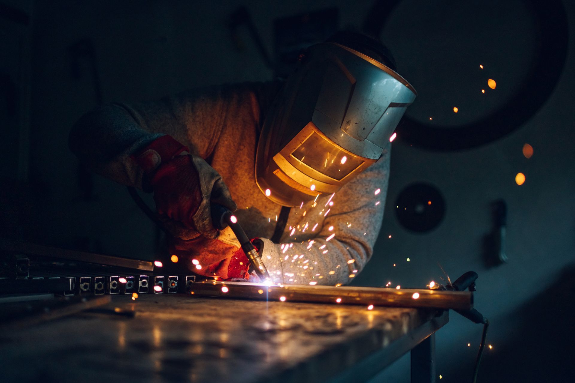 skilled trade welder