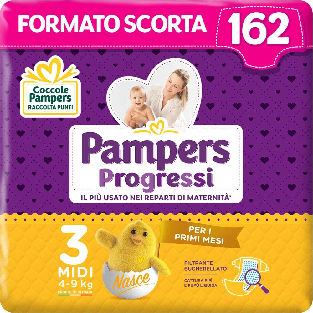 Pampers Progress pacco scorta 3 MIDI