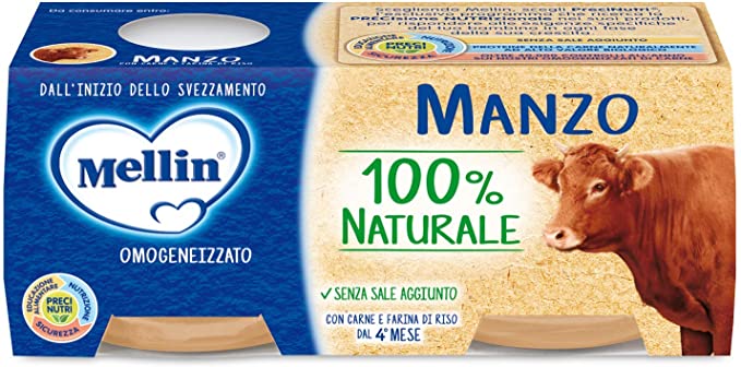 Omogeneizzati Mellin manzo