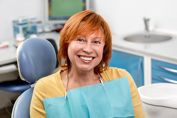 Smiling Senior Woman — Columbia, SC — University Dental PA