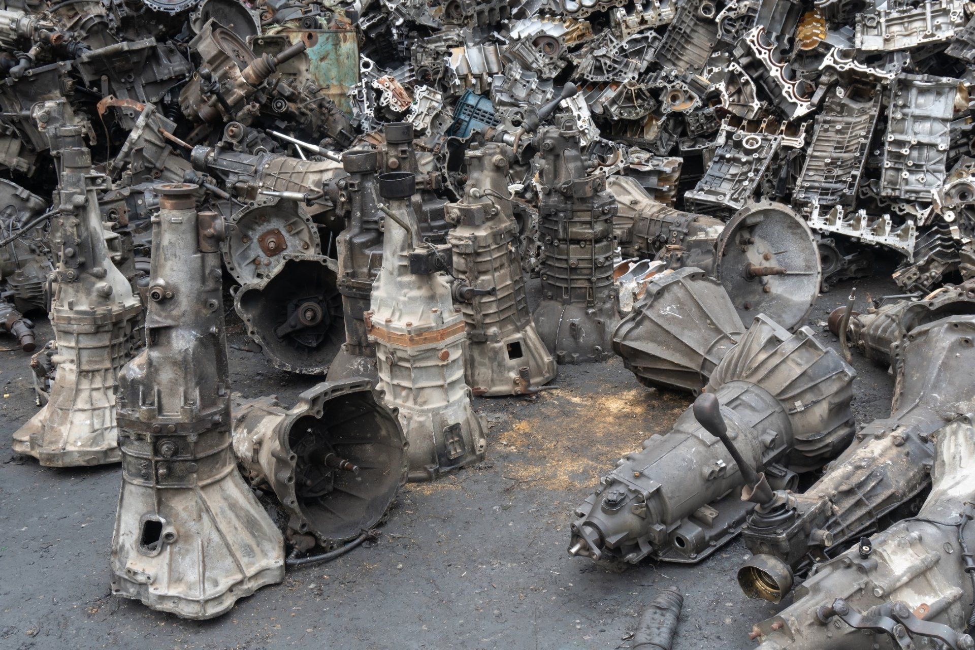 Transmissions from junk yard