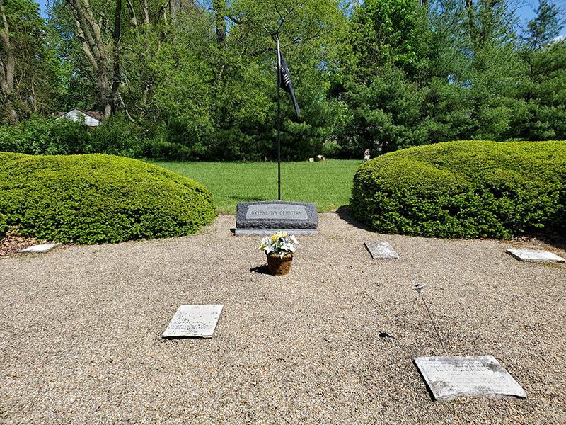 Plots in groomed gravel area