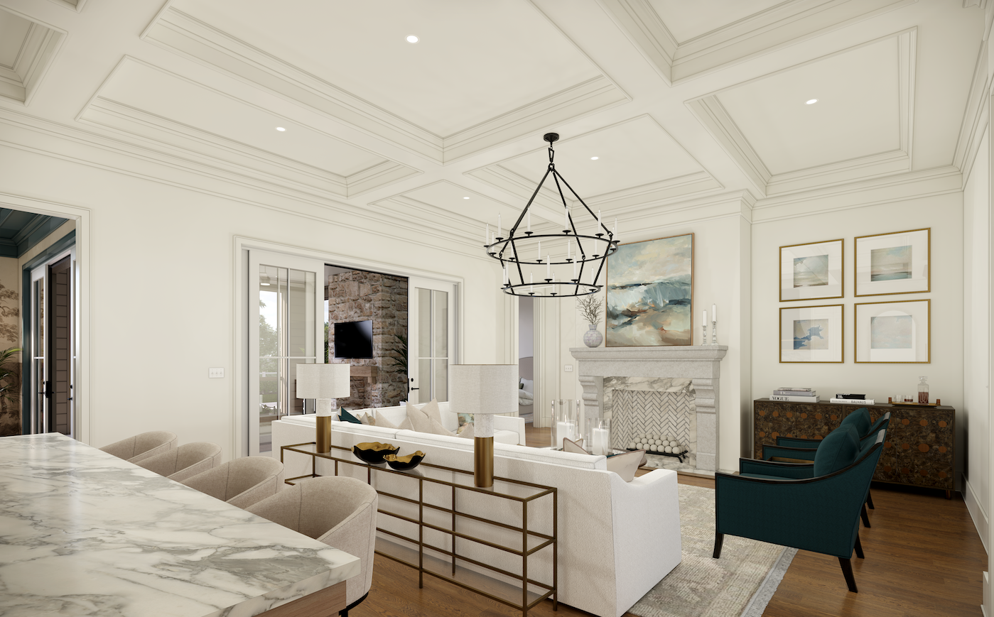 Calhoun Model Home Plan Kendrick Collection Custom Home Builder Bluffton Hilton Head Palmetto Bluff South Carolina