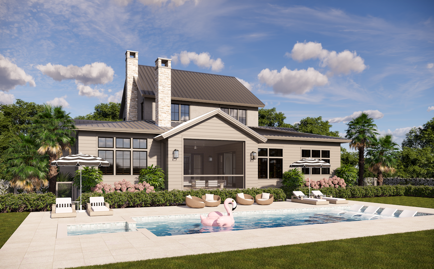 Calhoun Model Home Plan Kendrick Collection Custom Home Builder Bluffton Hilton Head Palmetto Bluff South Carolina