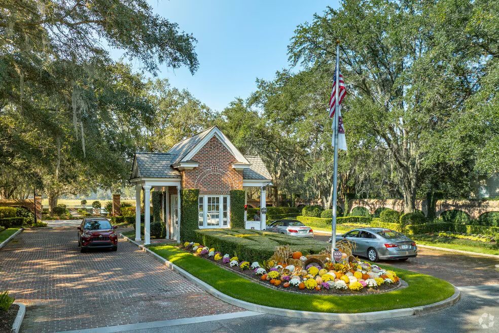 Berkeley Hall Gated Community Entrance Bluffton, SC