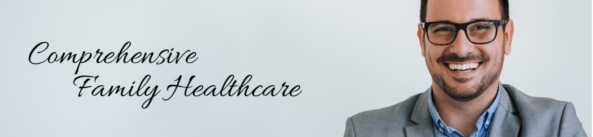 caucasian business man with glasses smiling