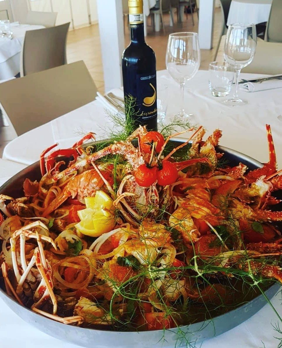 piatto di crostacei