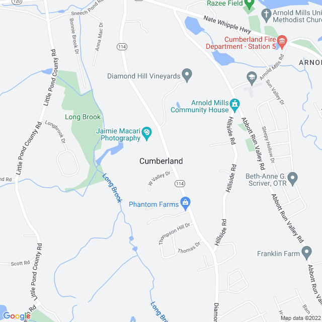 Map of business location