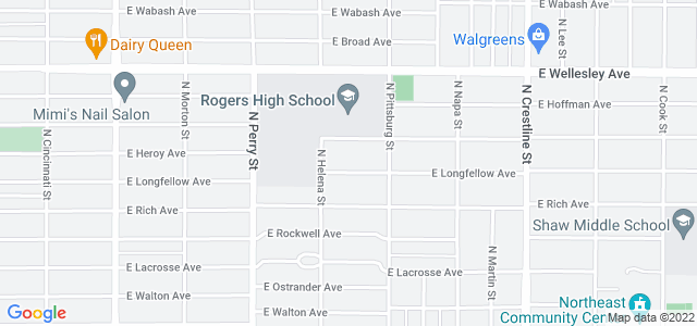 Map of business location