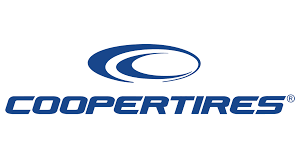 Cooper Tires logo: blue oval above blue text