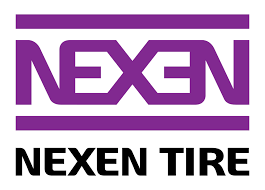 Nexen Tire logo in purple and black: purple