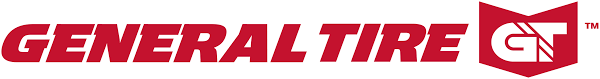 Logo of General Tire in red with a stylized