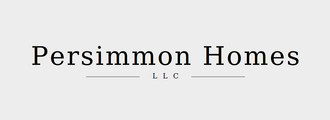 Persimmon Homes logo with black serif text on a light background