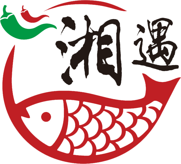 Red fish logo with black Chinese characters and a green-red wave above it