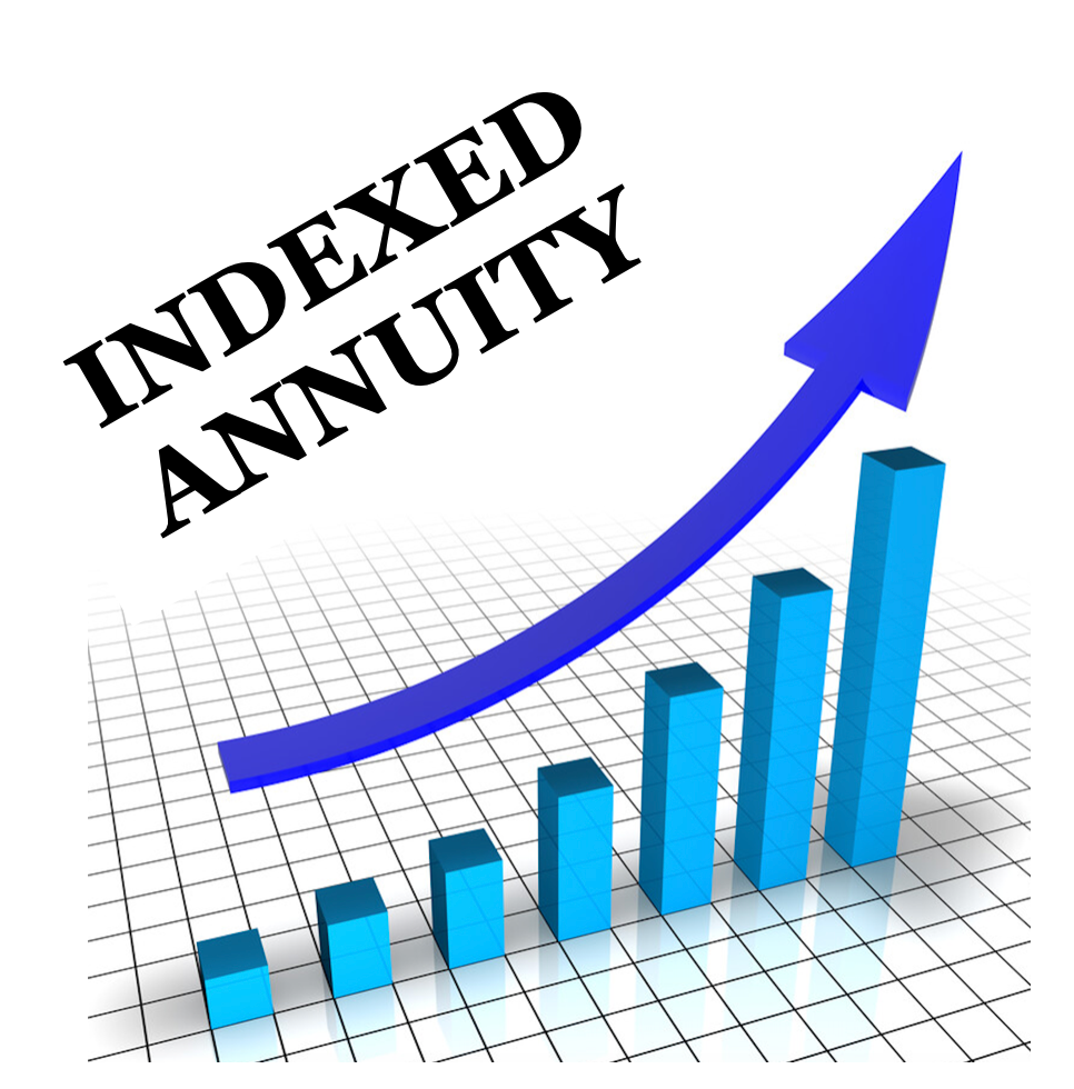 Blue graph shows increasing financial returns with