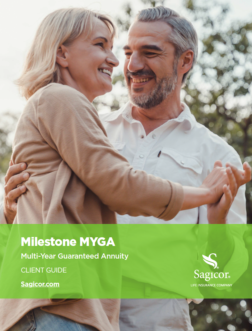 Smiling couple dancing outdoors; advertisement for a 