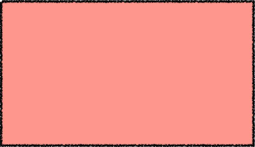 Pink rectangle with a textured, black border.