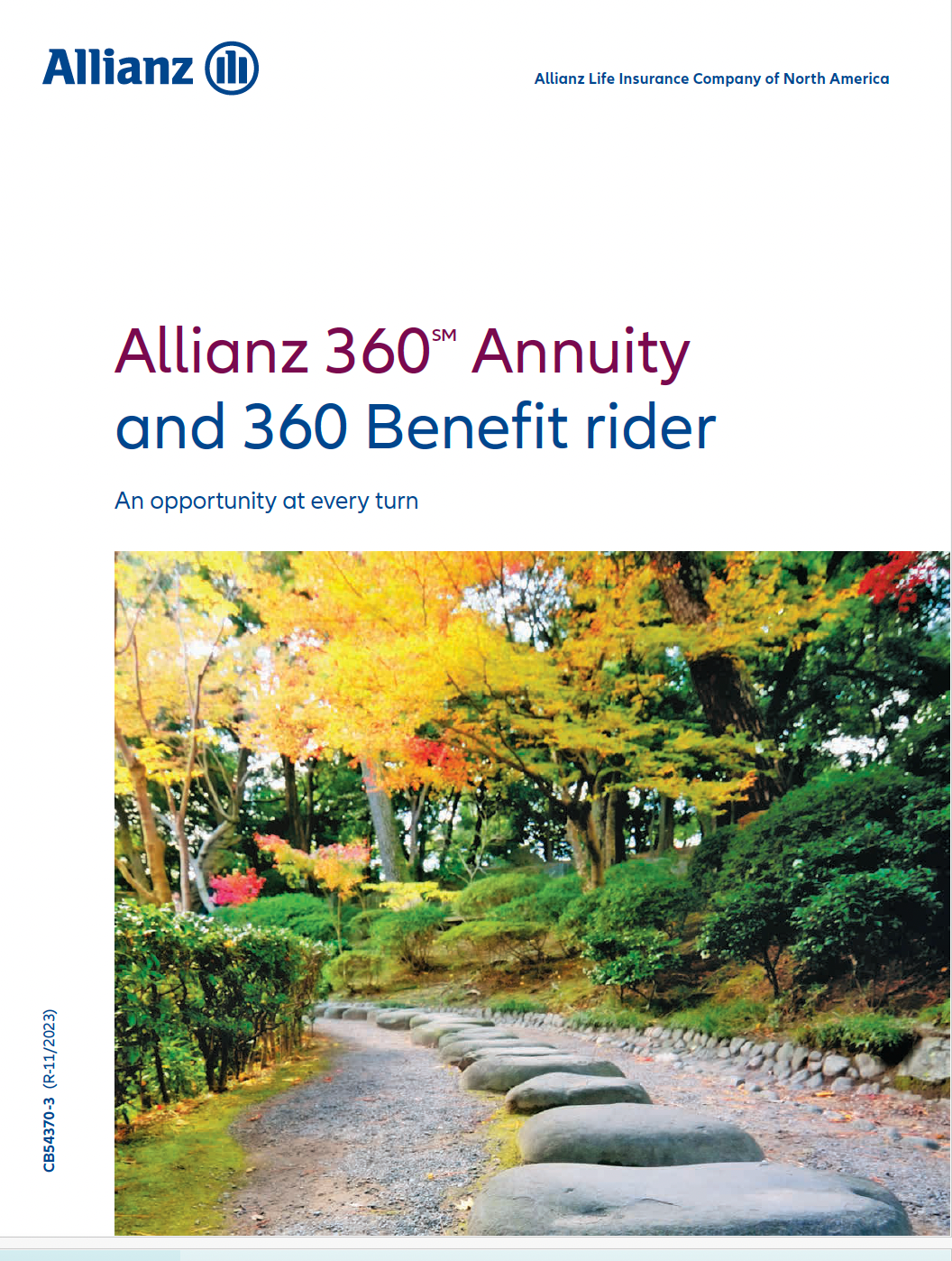 Allianz brochure: title 