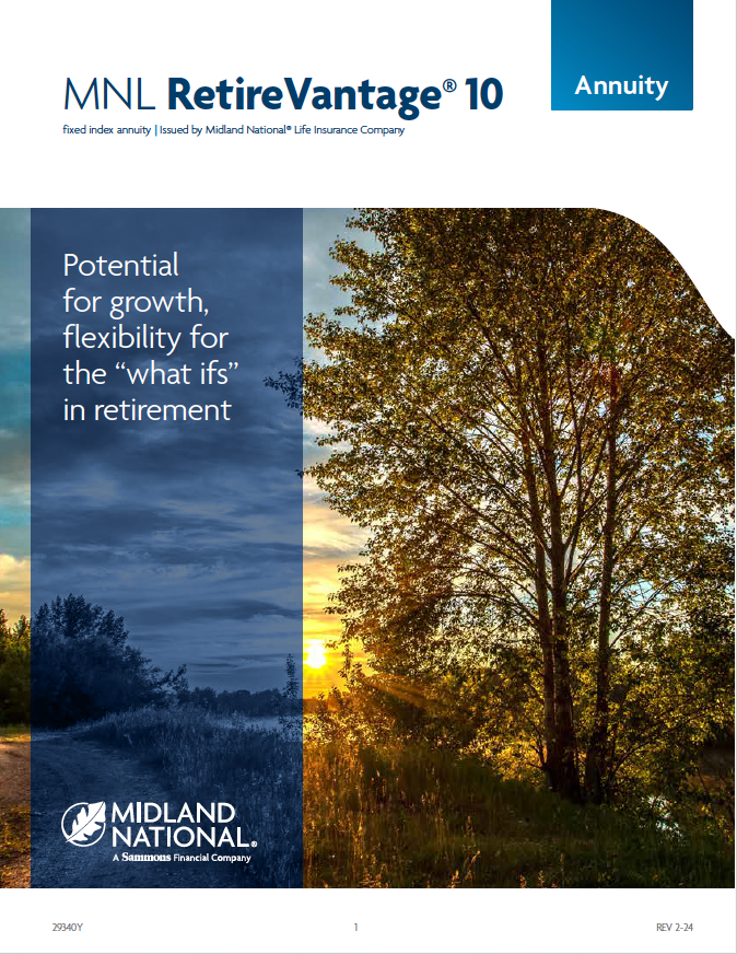 Cover of an annuity brochure: 