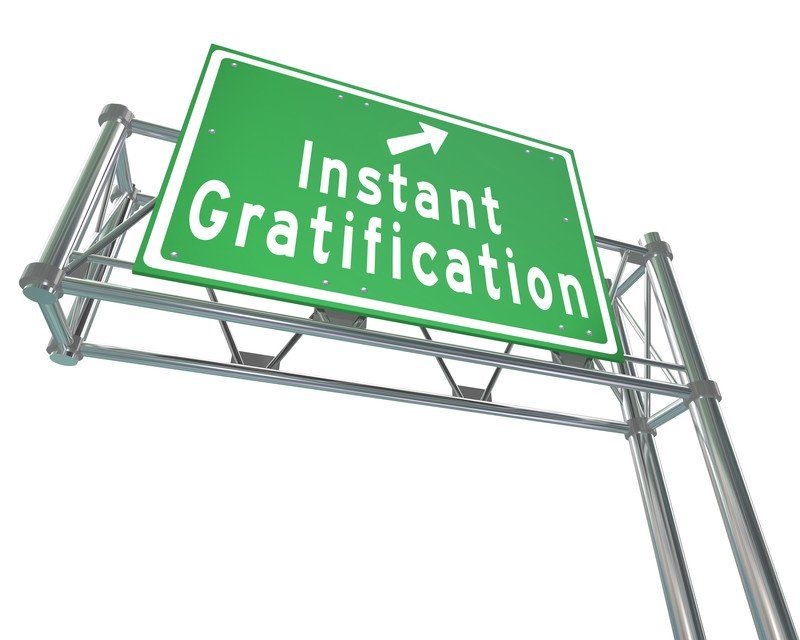 Green highway sign: