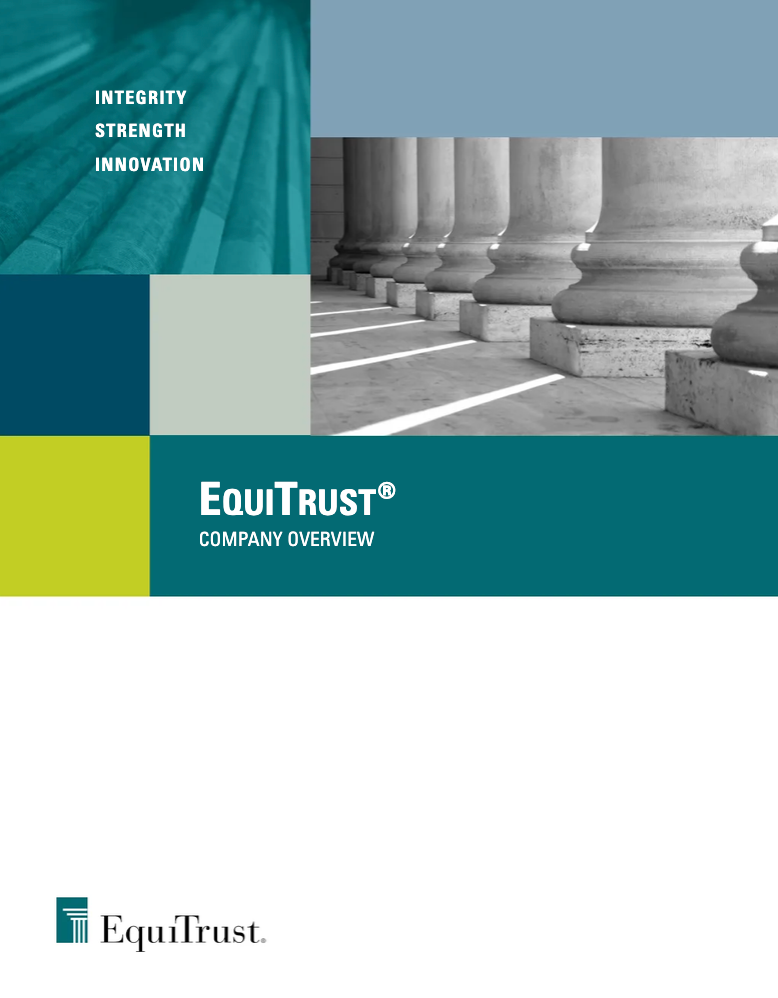 EquiTrust Company Overview cover: Columns, text 