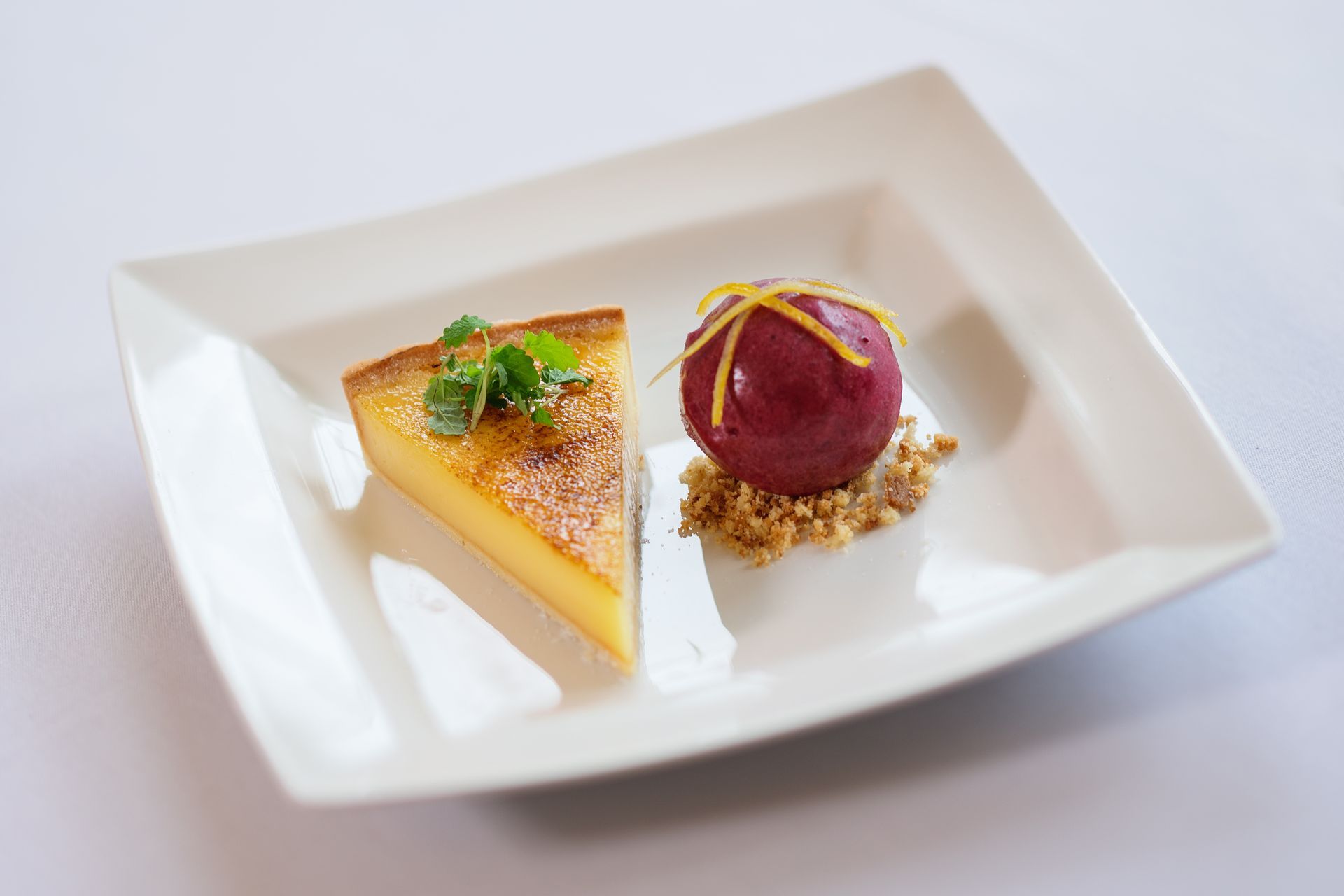 Dessert menu