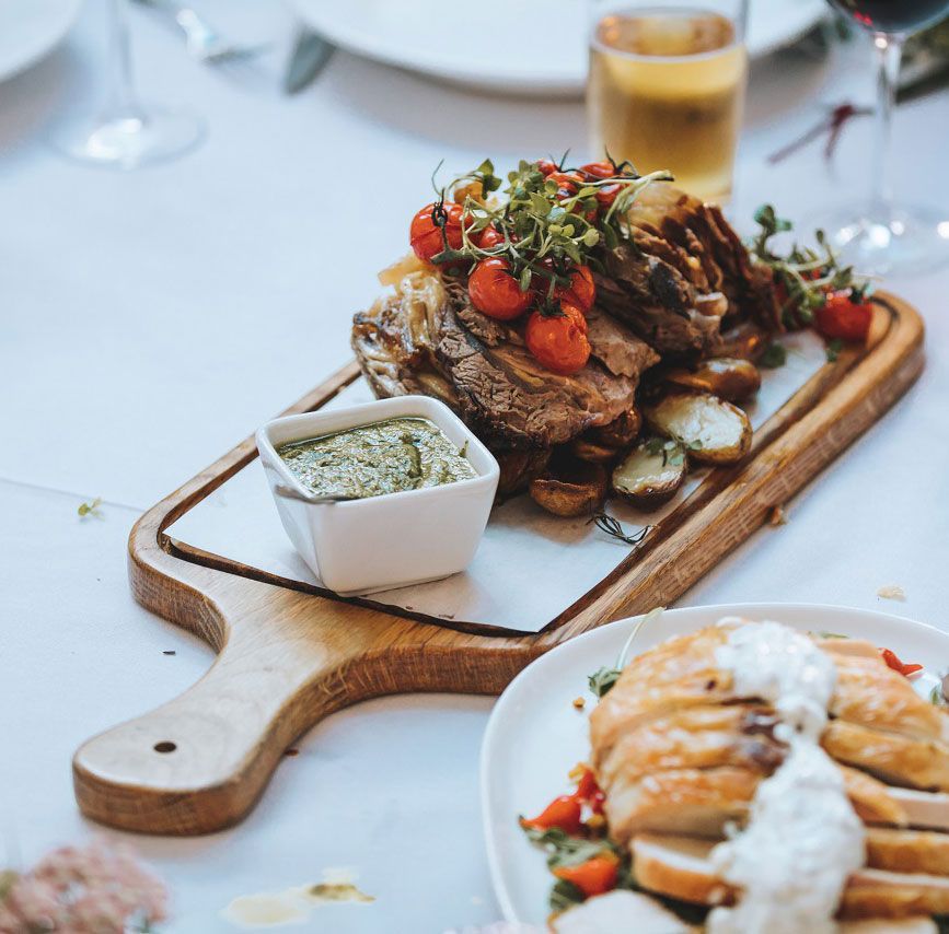 Sirloin of Beef sharing tray.