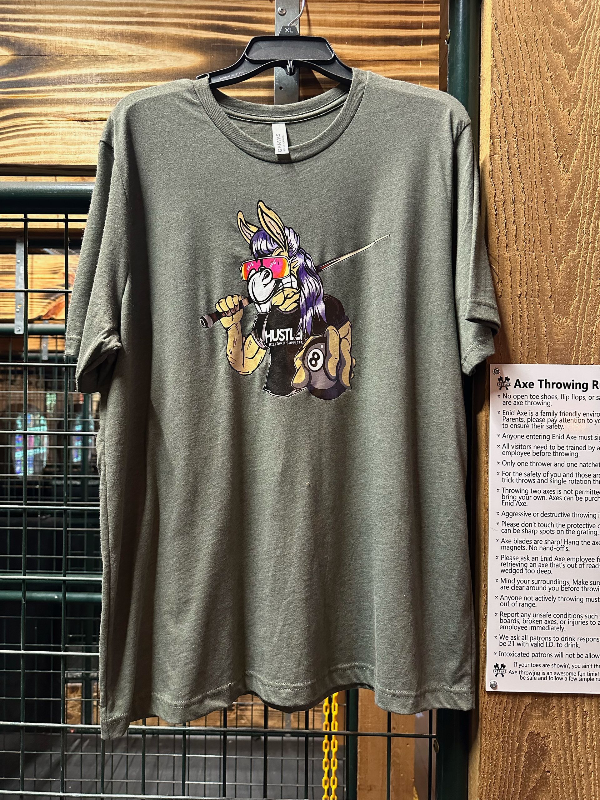 Enid Axe Pool League Shirt
