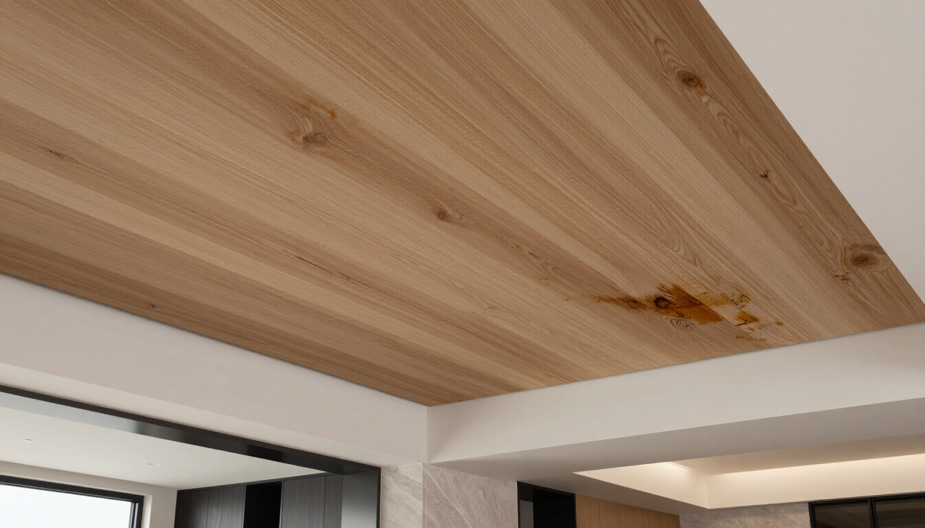 Inspección de manchas de humedad en el interior de una vivienda