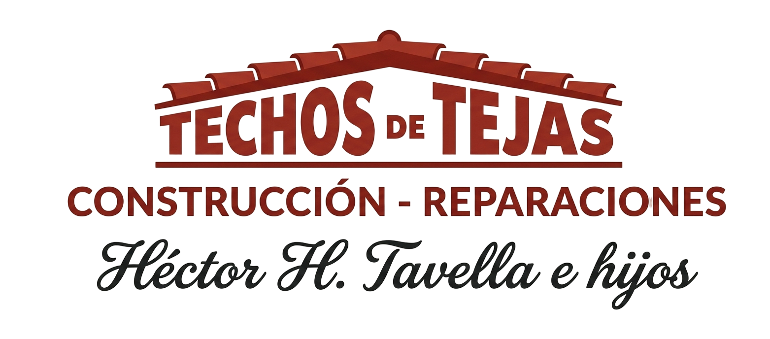 Logotipo deTechos de Tejas, construcción y reparación, Héctor H. Tavella e hijos