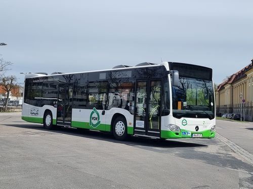 Niederflurbus der Stadtlinie Ansbach Niederflurbus der Stadtlinie Ansbach