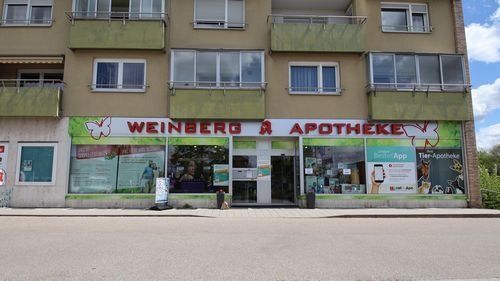 Eichendorffstraße 1, mehrstöckiges Gebäude, davor Parkplatz