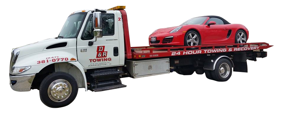 Towing Luxury Car — Lake Barrington, IL — D & R Towing Towing Luxury Car — Lake Barrington, IL — D & R Towing