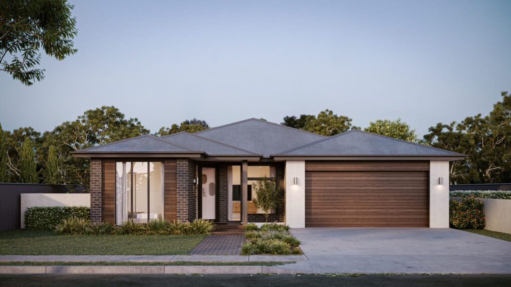 A Home with Dark Facade and Garage &mdash; Bundy Homes in Bundaberg North, QLD